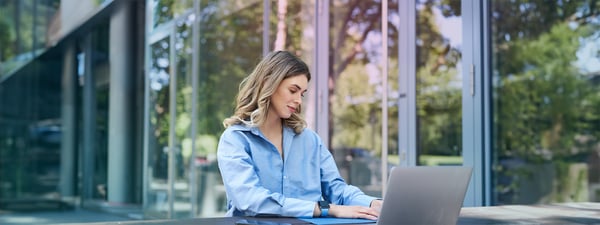 portrait-beautiful-young-woman-working-fresh-air-outside-corporate-woman-writing-her