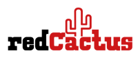 Logo - Red Cactus - Black