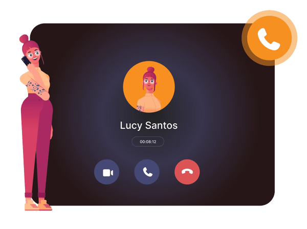 Incoming call in operator connect
