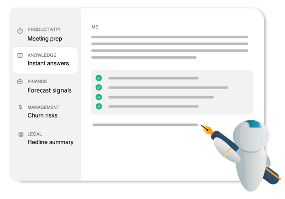 Dstny Conversational Intelligence bot scribbeling