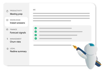 Dstny Conversational Intelligence bot scribbeling