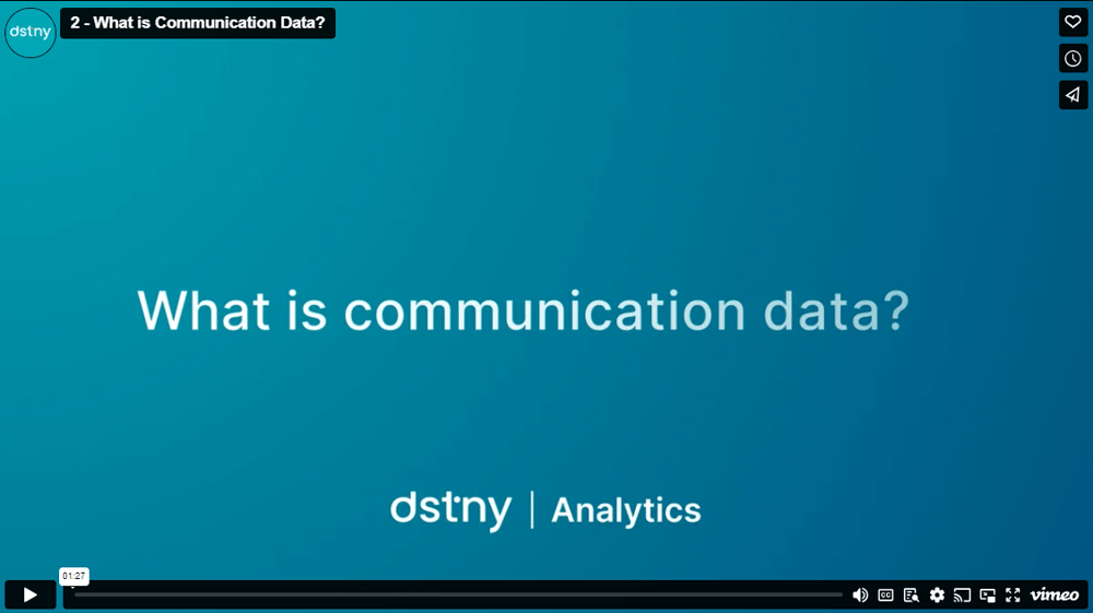 What is communication data screenshot