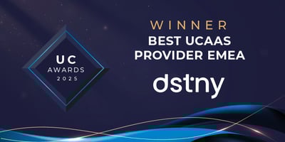What Dstny being voted Best UCaaS Provider EMEA means to us