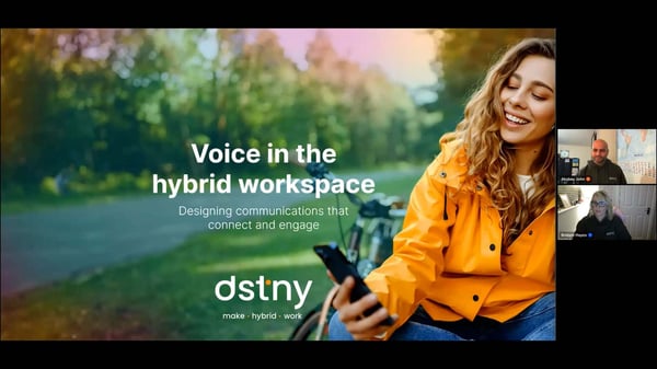 Webinar Voice in the hybrid workspace